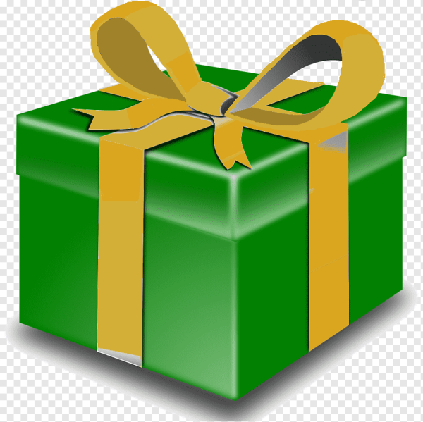 Подарки зеленые коробочки