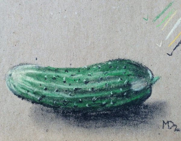 Огурец для рисования