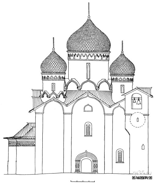 Рисуем Успенский собор Владимира