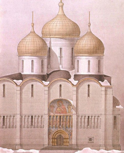 Успенский собор Московского Кремля архитектура собора