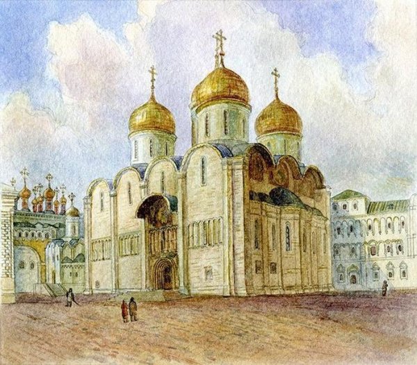 Успенский собор Московского Кремля в древней Руси