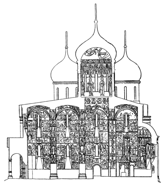 Успенский собор Московского Кремля 1326 план