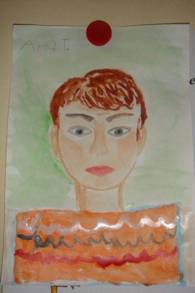 Портрет папы в детском саду