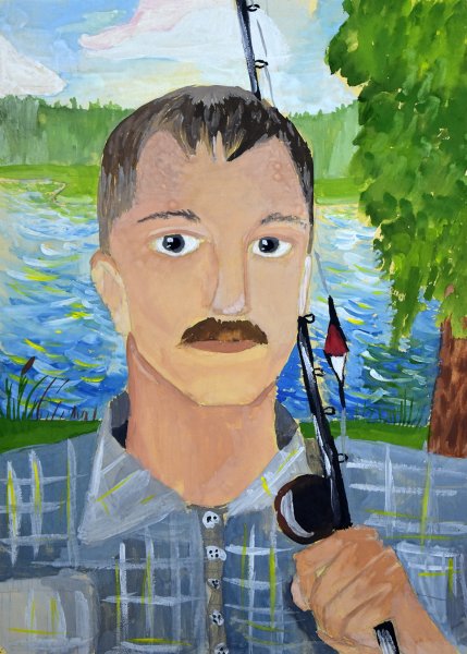 Автопортрет рисование для детей