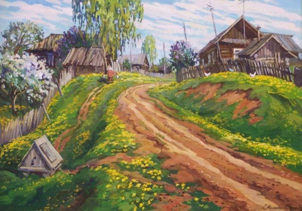 Домик в деревне для детей