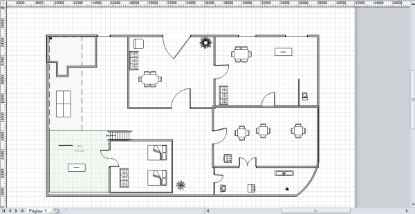 План помещения в Визио
