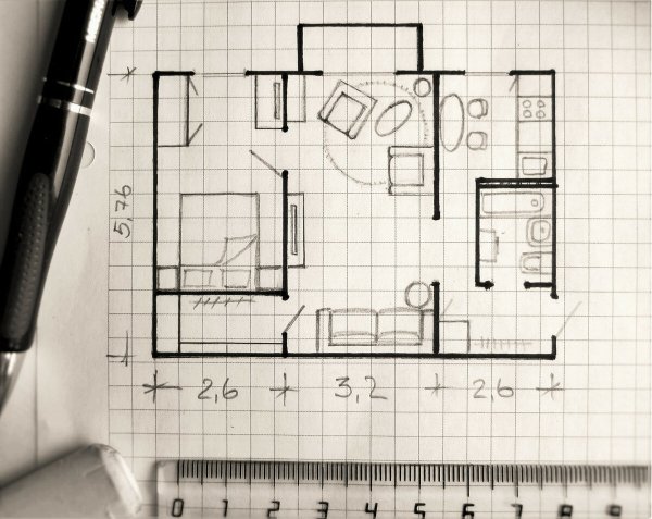 Чертеж квартиры