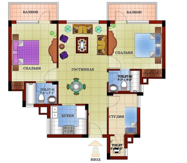 Графический план дома или квартиры