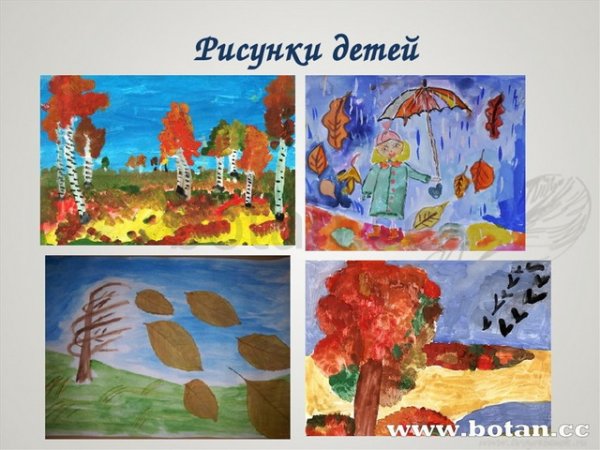 Осенние впечатления рисунки