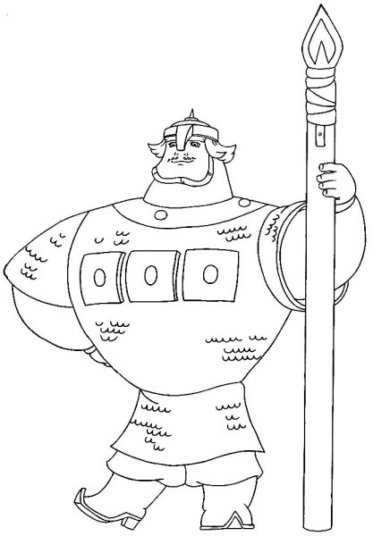 Добрыня Никитич рисунок