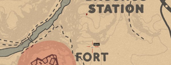 Карта наскальных рисунков rdr2