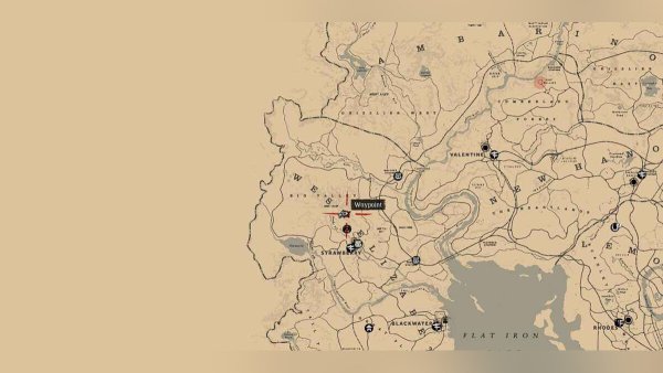 Red Dead Redemption 2 наскальные изображения карта