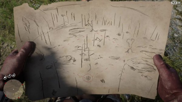 Rdr 2 наскальные изображения карта