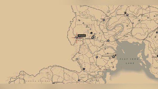 Red Dead Redemption 2 охотники на карте