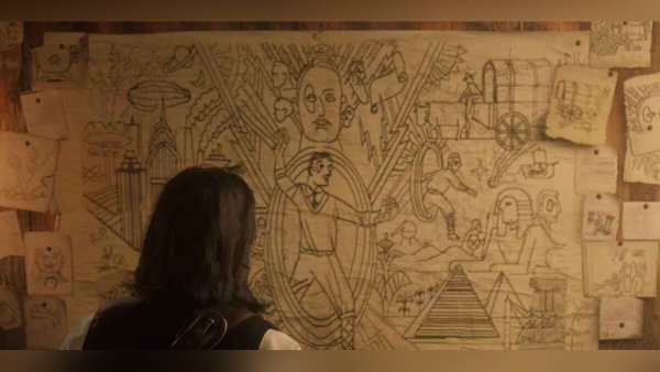 Red Dead Redemption 2 наскальные изображения карта