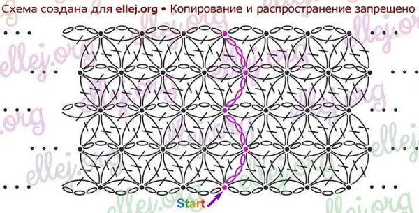 Шапка вязаная крючком звездочки схемы