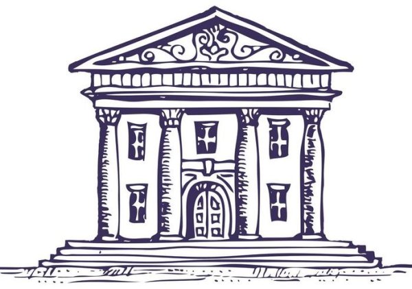 Нарисовать здание музея