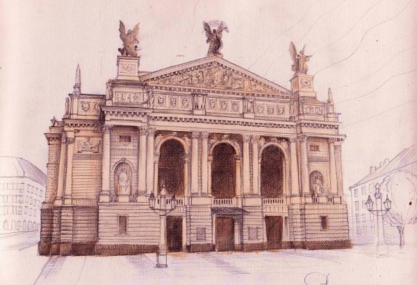 Сцена мультяшная