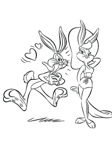 Тату Багз Банни и Лола