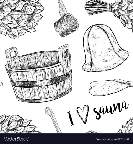 Банный веник вектор