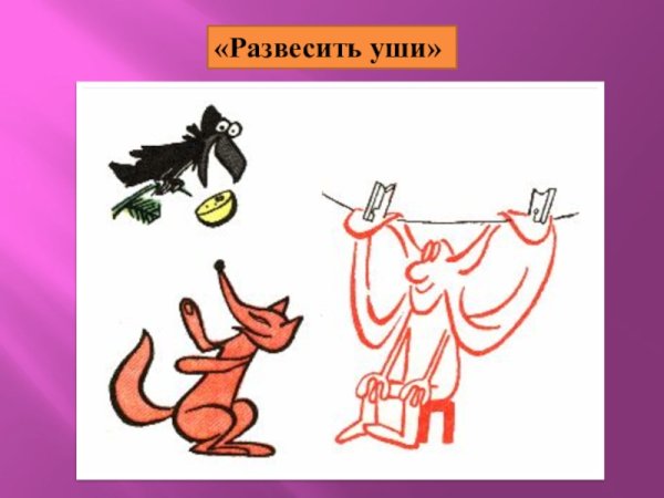 Фразеологизмы примеры развесить уши