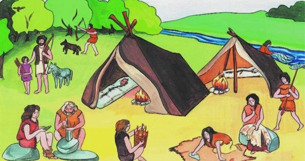 Рисунки древних людей