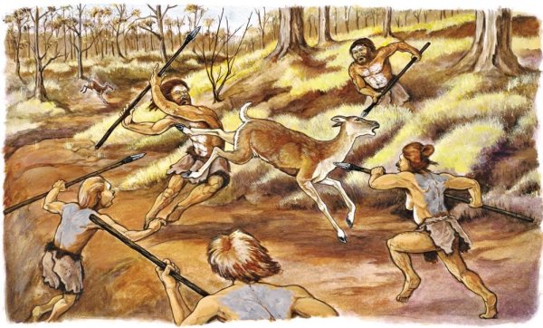 Охота древних людей