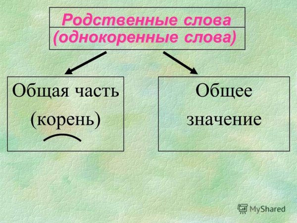 Родственные слова для дошкольников в картинках