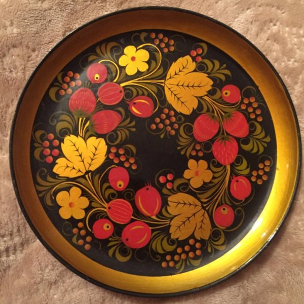 Тарелка Хохлома