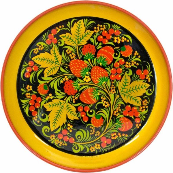 Хохламская роспись лёгкая