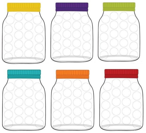 Мультяшная стеклянная банка