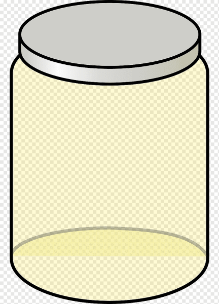 Банка на прозрачном фоне