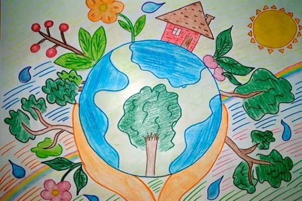 Рисунок на тему земля наш общий дом