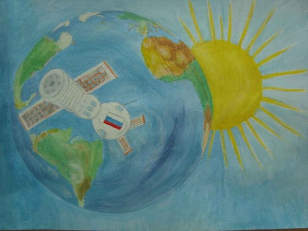 Рисование на тему Планета земля