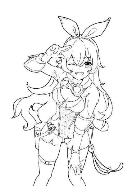 Геншин импактраскраска