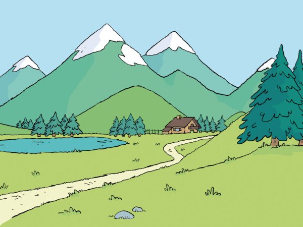 Горы для детей