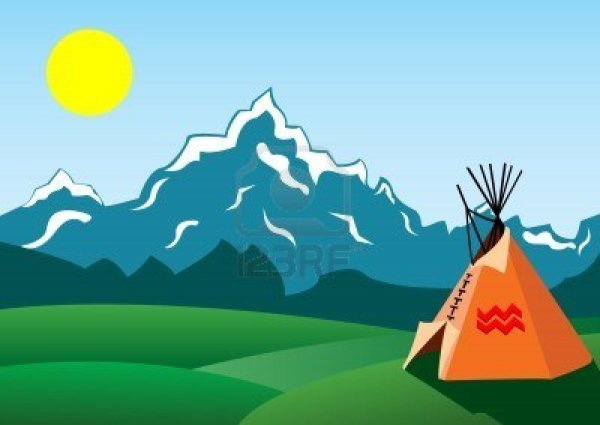 Горы рисунок для детей