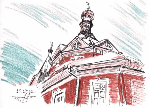 Рисунок на тему памятники архитектуры