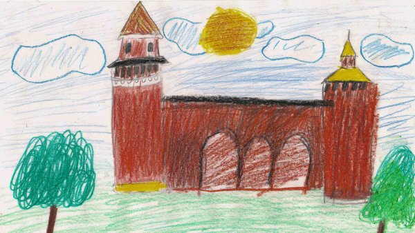 Беседка Ярославль Волжская набережная карандаш