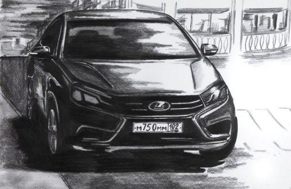 Раскраска Lada Vesta SW Cross