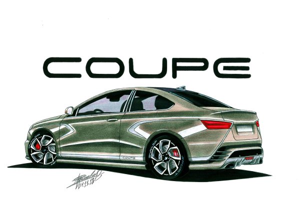 Лада Веста чертеж