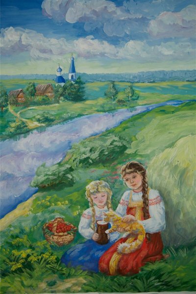 Девушка Березка Мордовская сказка