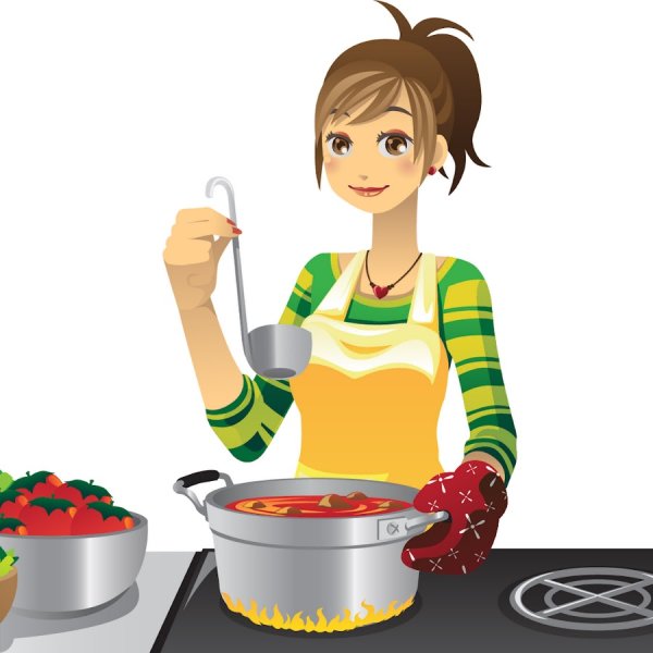Иллюстрации приготовления пищи