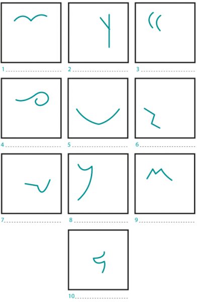 Тест е. Торренса «неполные фигуры»