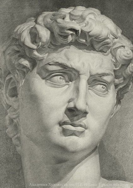 Академический портрет Давид