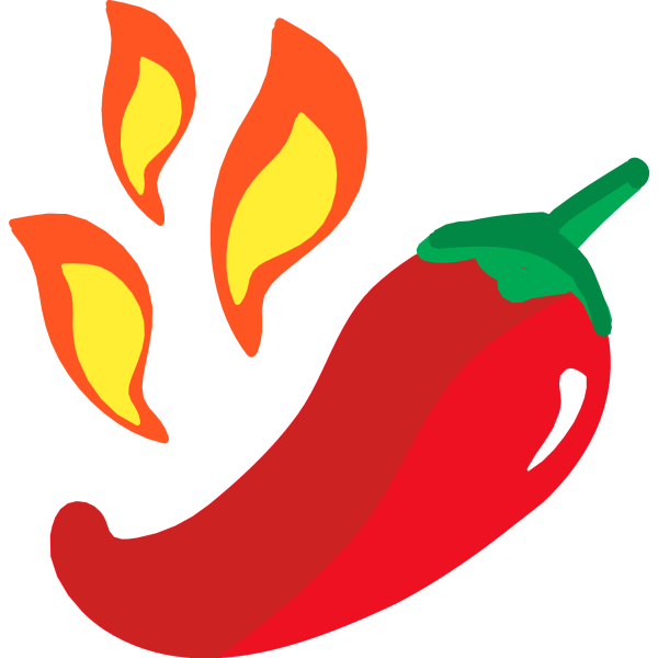 Красный перец Чили вектор