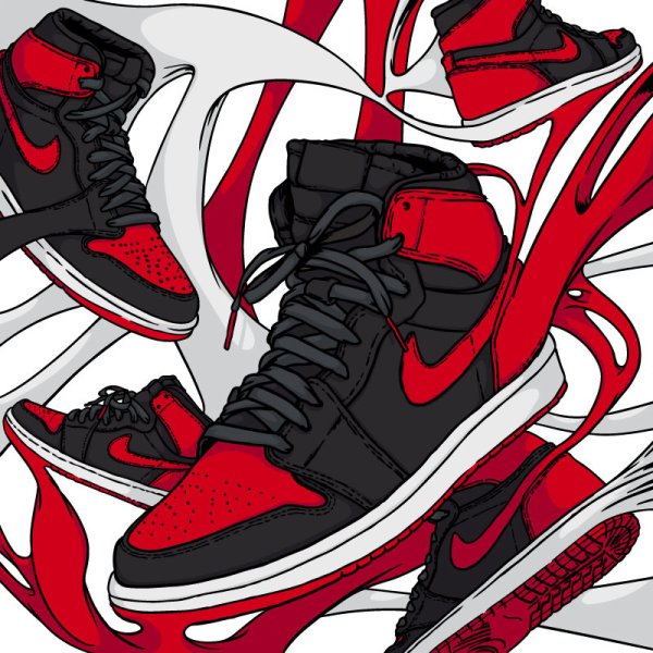 Nike Air Jordan 1 draw