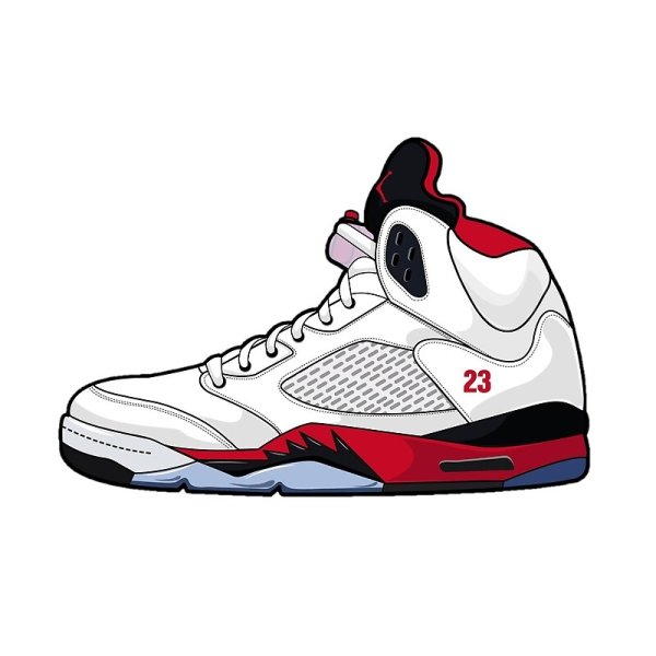 Air Jordan кроссовки risunok