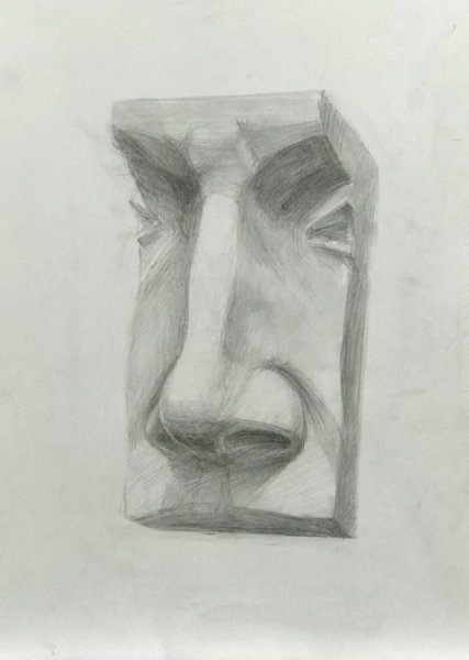 Нос Давида сбоку