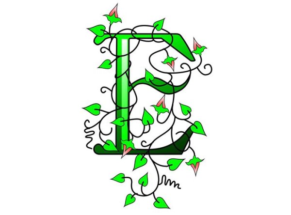 Нарисовать букву е